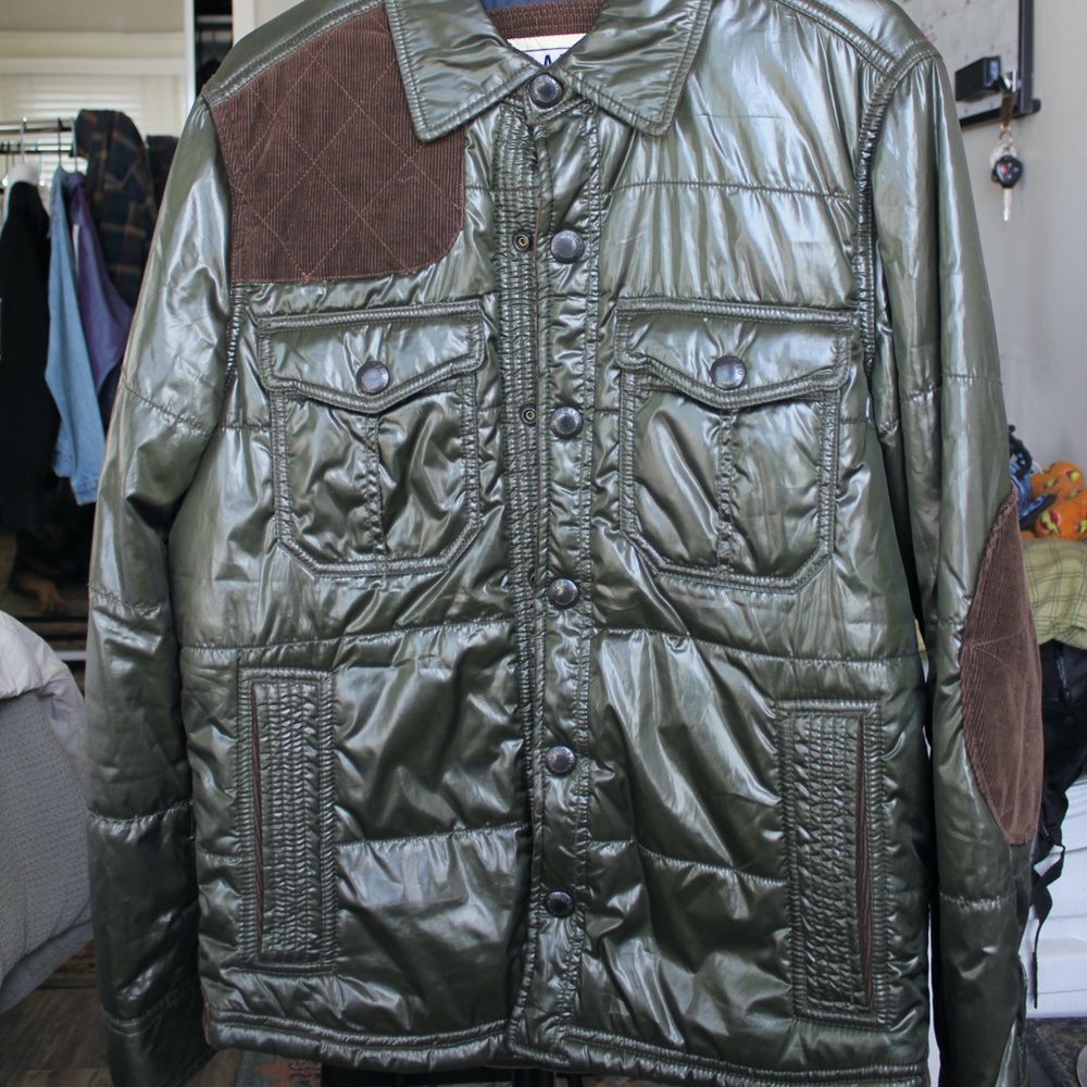 VINTAGE CORDUROY ACCENTED JACKET